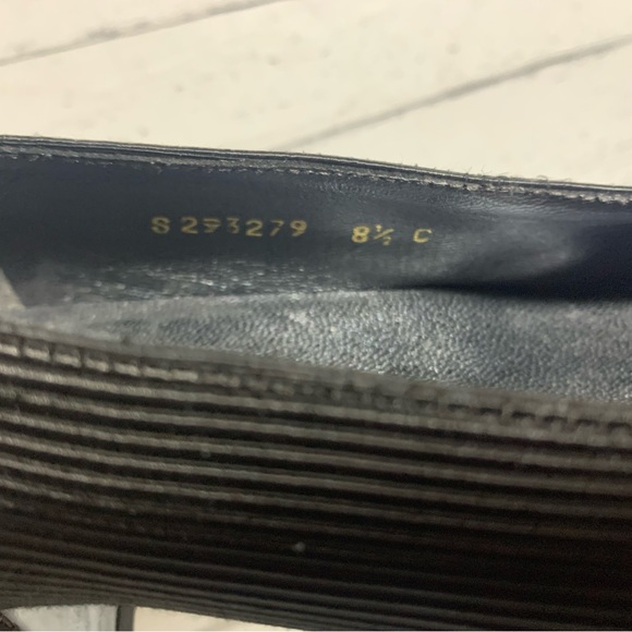 Stuart Weitzman Women’s Size 8.5 Black Metallic Pumps Made in Spain - Picture 6 of 11